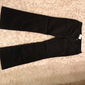 JCrew black corduroy pants NWT